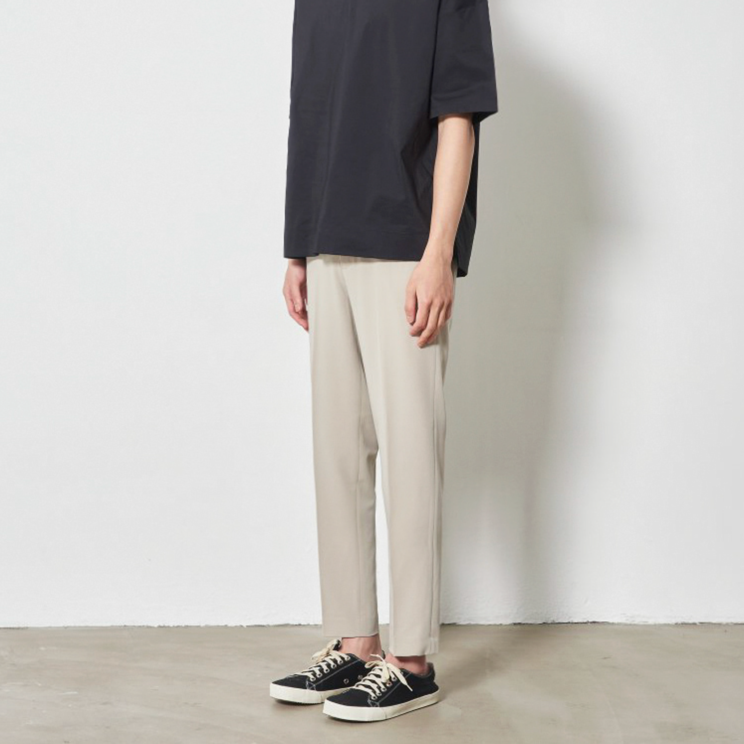 [Korean Style] Khaki/Brown/Black Colors Straight Pants