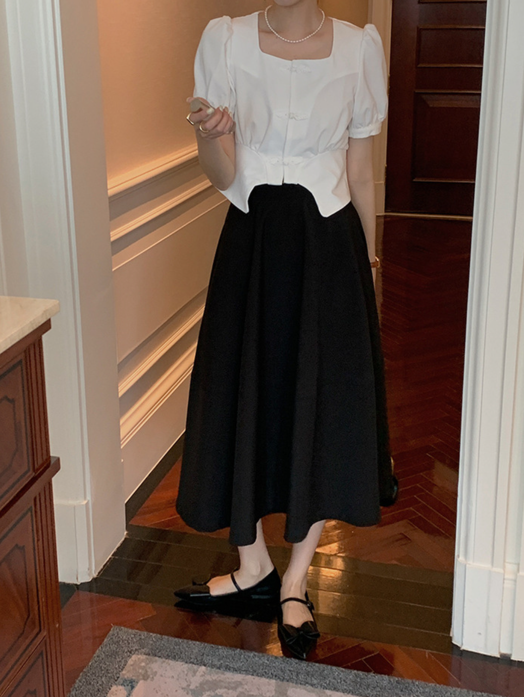 [Korean Style] 6 Color Minimalistic Versatile A-line Long Skirt