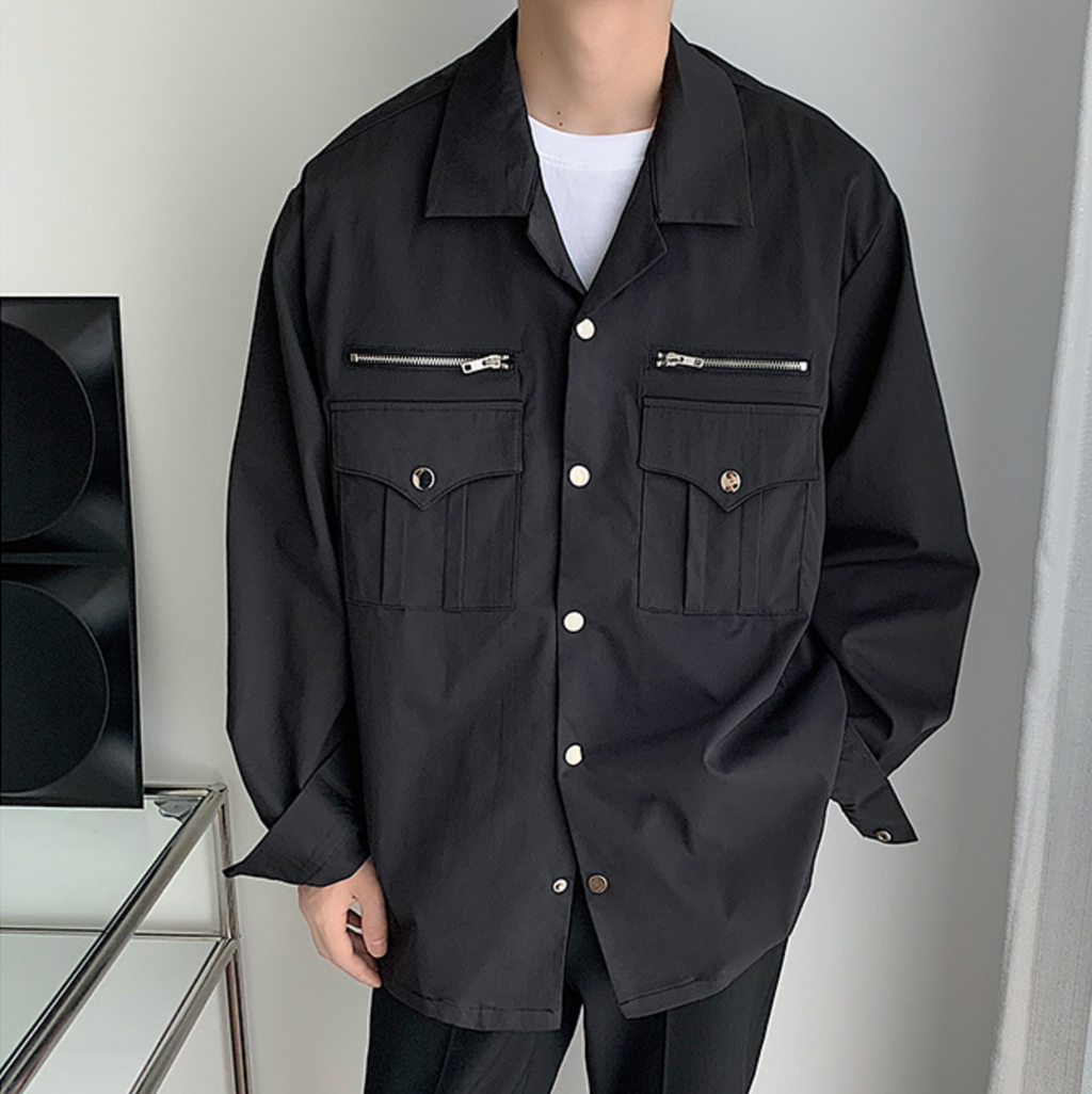 [Korean Style] Black Heritage Field Jackets