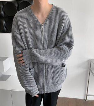 [Korean Style] 4 Colors Wool Knitted Cardigan