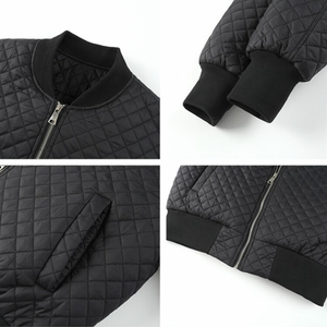 [Korean Style] 3 Colors Padded Cotton Bomber Jackets