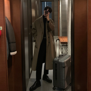 [Korean Style] 3 Colors Cashmere Long Coats
