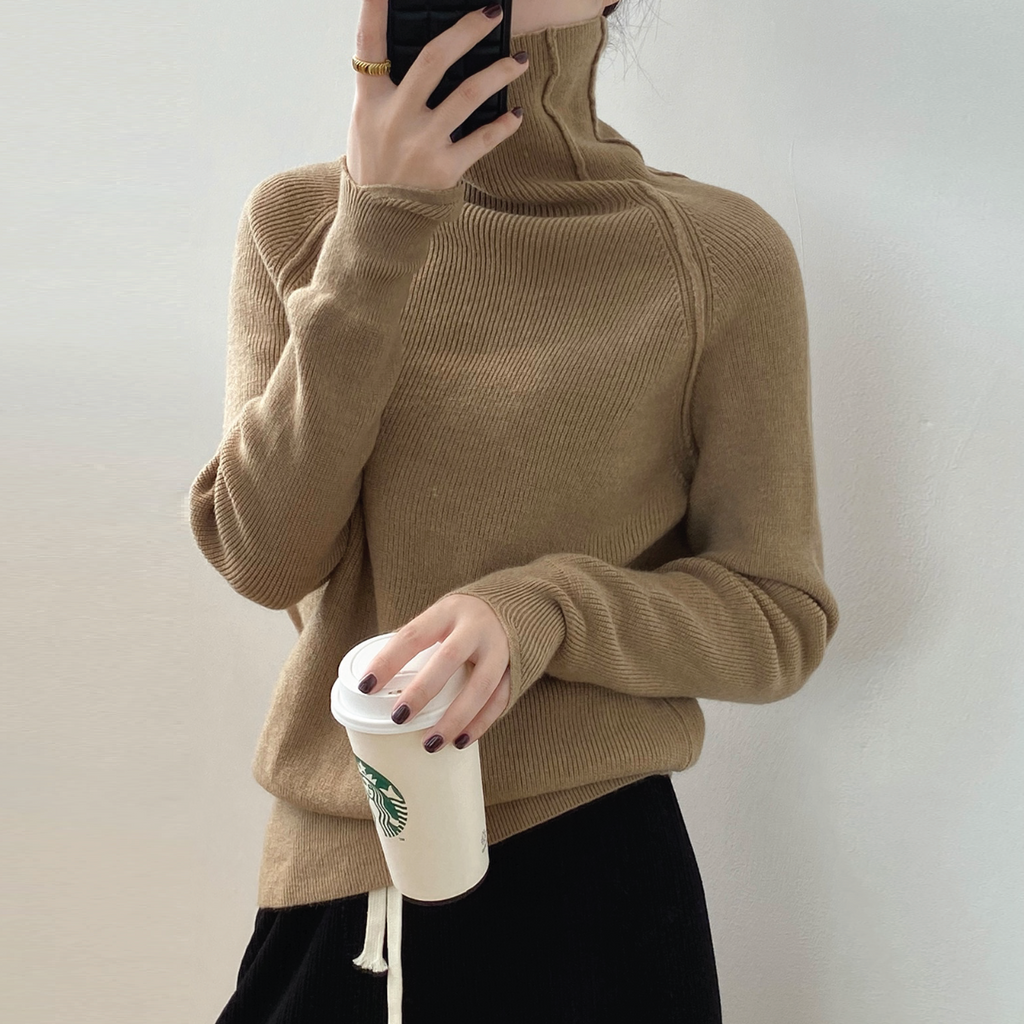 [Korean Style] 6 Color Basic Turtleneck Sweater