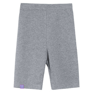 [Korean Style] Solid Color Stretchy Knitted Biker Shorts