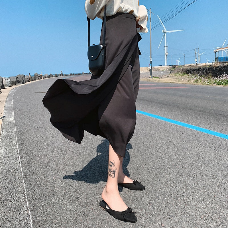 [Korean Style] Chu Maxi Wrap Skirt