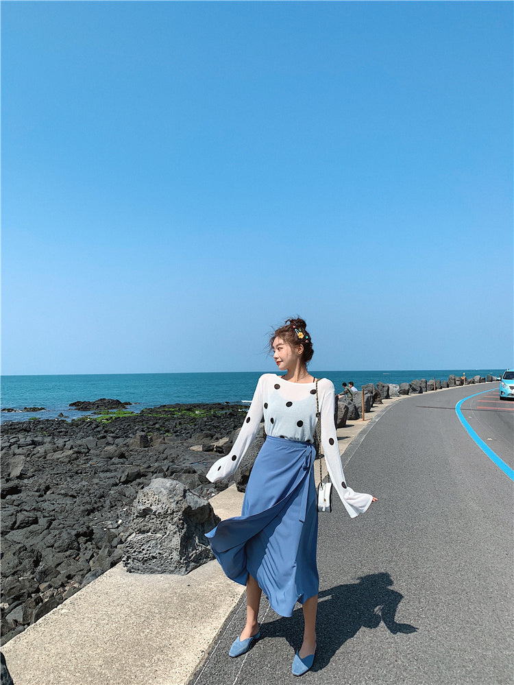 [Korean Style] Chu Maxi Wrap Skirt