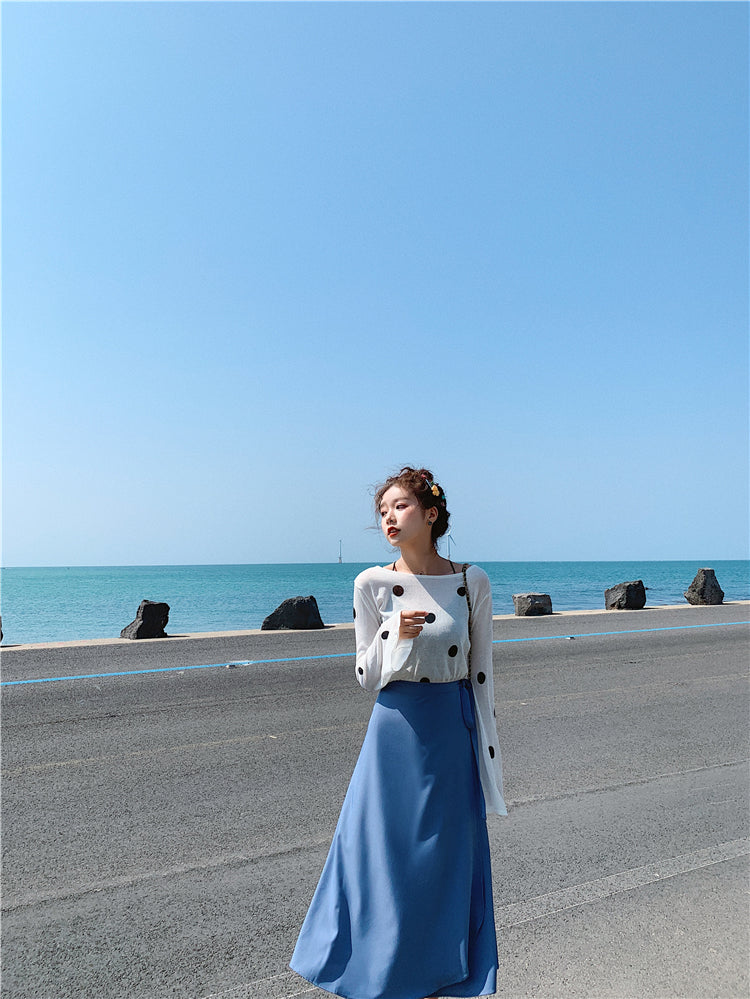 [Korean Style] Chu Maxi Wrap Skirt