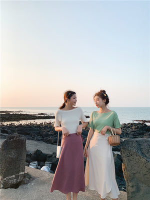 [Korean Style] Chu Maxi Wrap Skirt