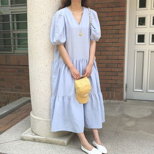 [Korean Style] Cassa Casual Maxi Dress