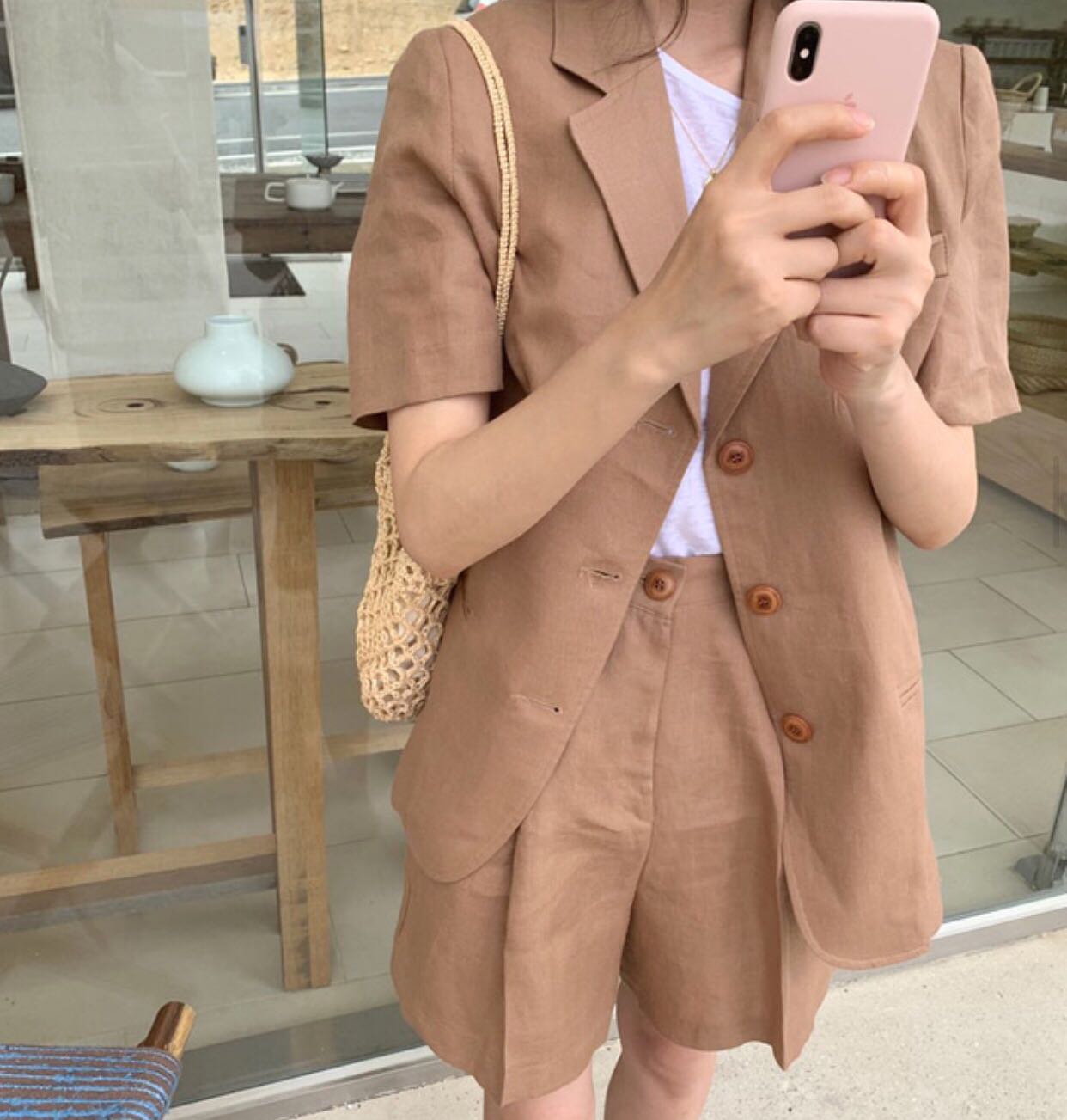 [Korean Style] Senz Matchy Summer Suit Set