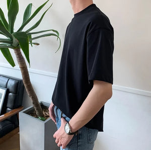 [Korean Style] Round Neck Modal Short-sleeved T-shirts