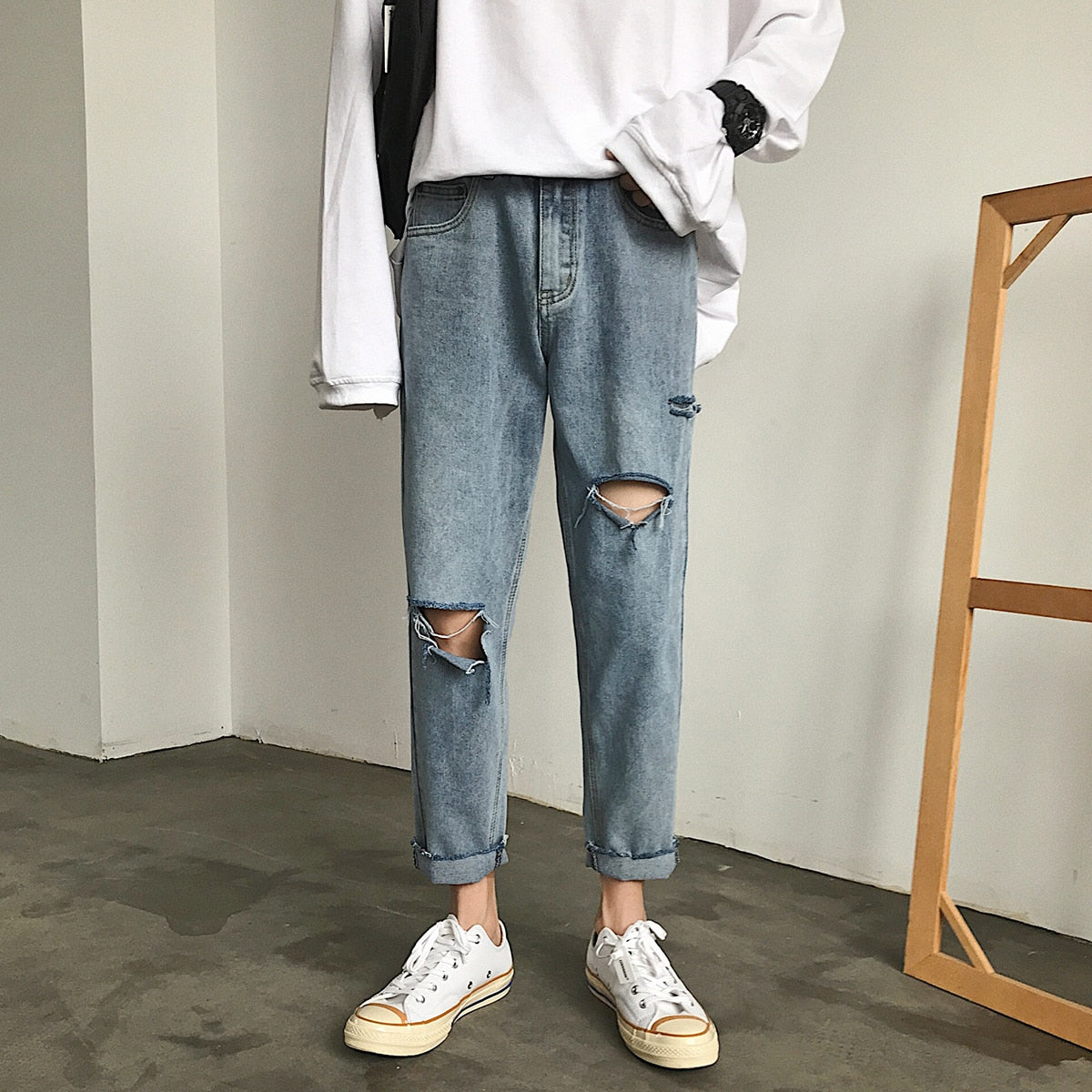 [Korean Style] Evo Washing Denim Jeans