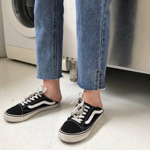 [Korean Style] Hannie Ankle-length Straight Jeans