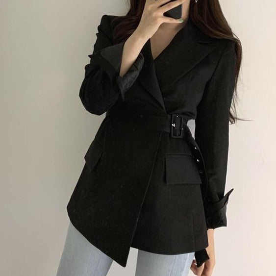 [Korean Style] Apley Belted Blazer