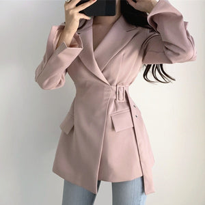 [Korean Style] Apley Belted Blazer