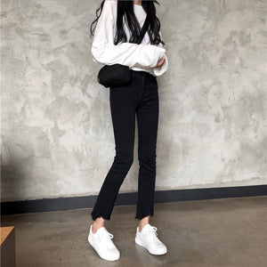 [Korean Style] Misa Flare Skinny Jeans