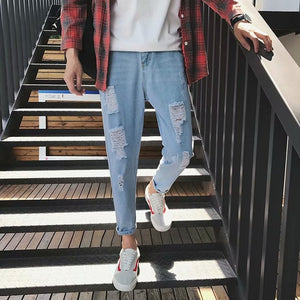 [Korean Style] Dally Slim Fit Denim Jeans