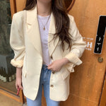 [Korean Style] Lemon Single Breasted Blazer