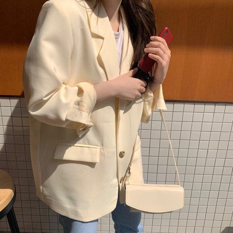 [Korean Style] Lemon Single Breasted Blazer