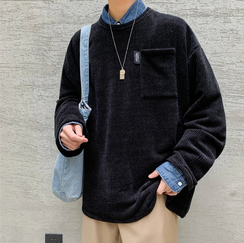 [Korean Style] Parany Pocket Sweatshirts
