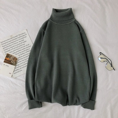 [Korean Style] Leo 9 Colors Turtleneck Sweaters