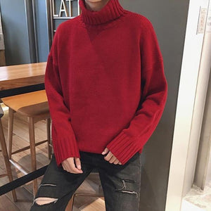 [Korean Style] Jacquard Turtleneck Sweaters