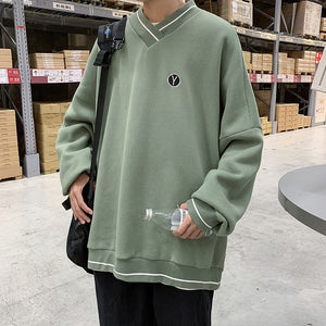 [Korean Style] Ralph Trendy V-neck Sweaters