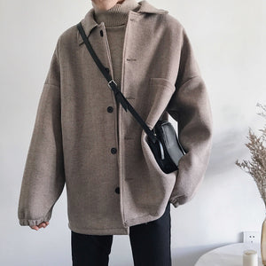 [Korean Style] Ness Wool Blends Overcoats