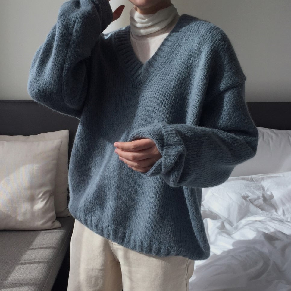 [Korean Style] Phibie Minimal Thick Sweater