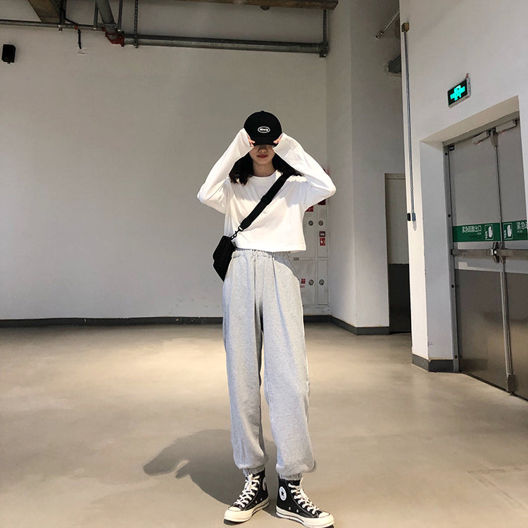 [Korean Style] Jinie Track Harlem Pants