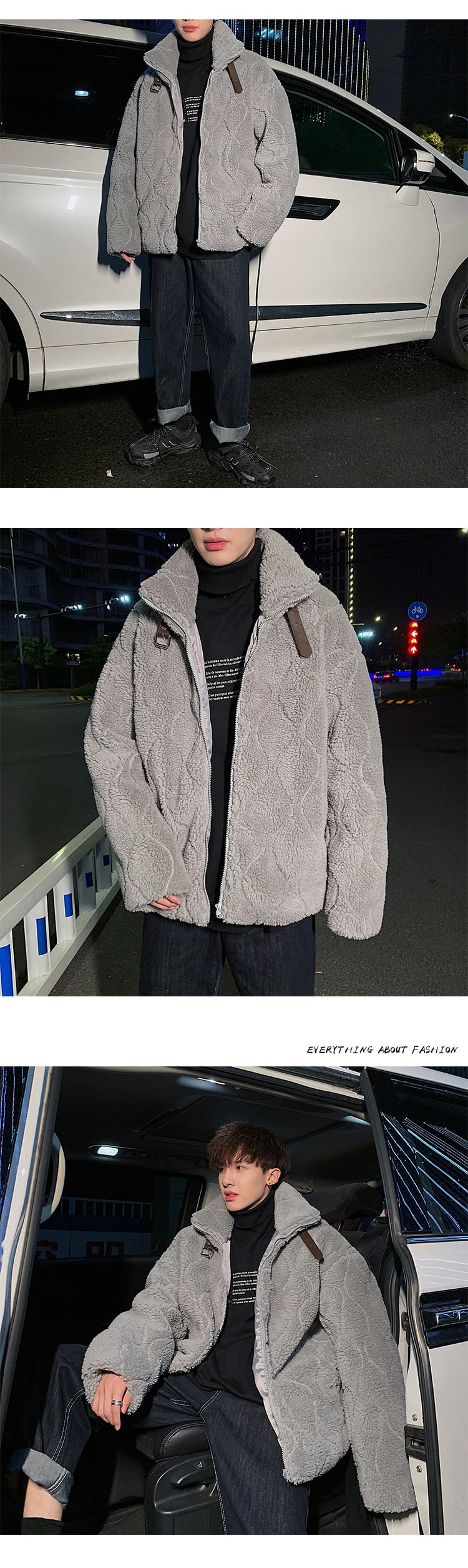 [Korean Style] Bayal Crafted Buckle Collar Jackets
