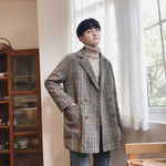 [Korean Style] Unis Fleece Plaid Jackets