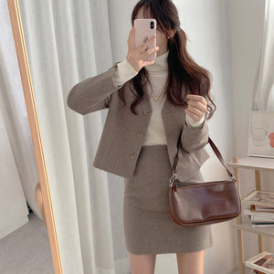 [Korean Style] Elaine Minimal Suit Set