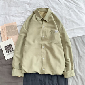 [Korean Style] 8 Solid Colors Casual Shirts