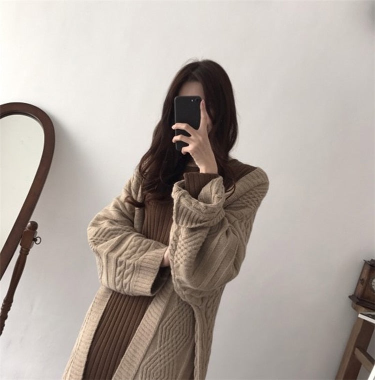 [Korean Style] Jenny Belted long Cardigan