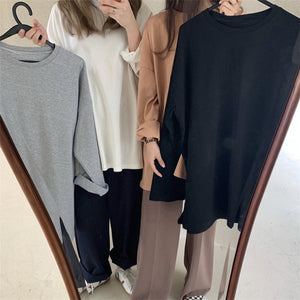 [Korean Style] Tracy Oversized Long Sleeve T-shirts