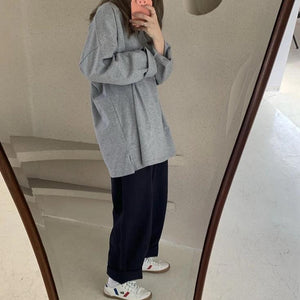 [Korean Style] Tracy Oversized Long Sleeve T-shirts
