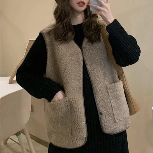 [Korean Style] Velarie Fleece Vest