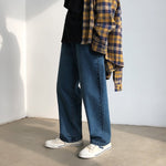 [Korean Style] Dini Washed Wide Jeans