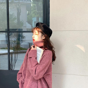 [Korean Style] Loe Solid Color Thick Turtleneck