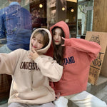 [Korean Style] Emma Loose Fit Letter Hoodie