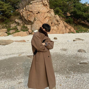 [Korean Style] Luna Woolen Oversized Coats