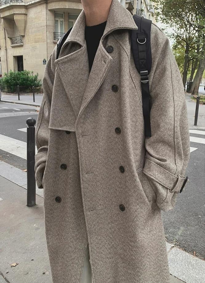[Korean Style] Dane Woolen Double Long Coats