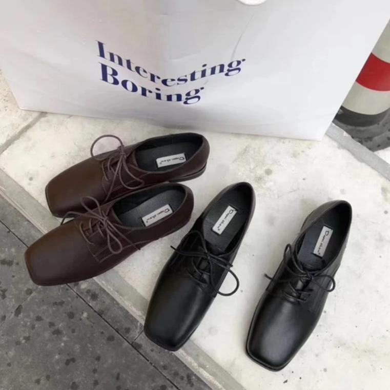 [Korean Style] Whitney Square Toe Oxford Loafer