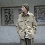 [Korean Style] Lapel Corduroy Jackets