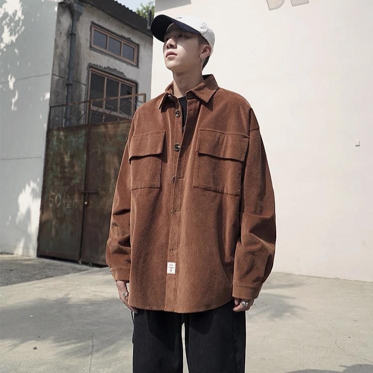 [Korean Style] Lapel Corduroy Jackets
