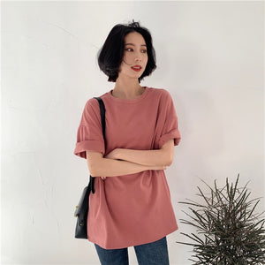 [Korean Style] Nary 6 Colors Casual T-shirts