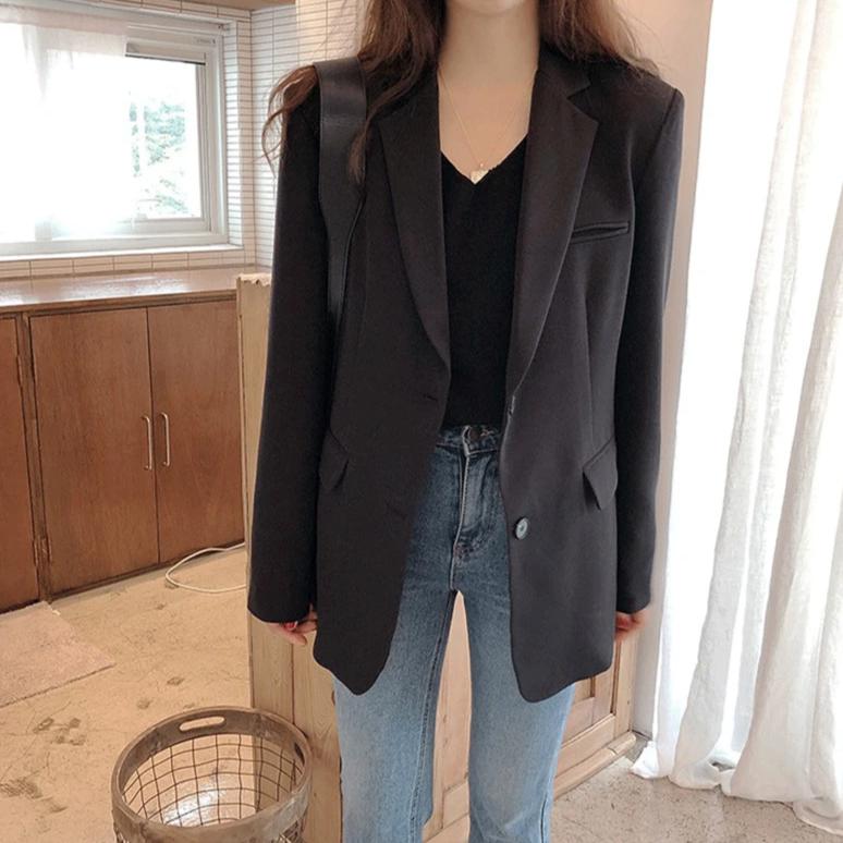 [Korean Style] Dela Solid Color Blazer