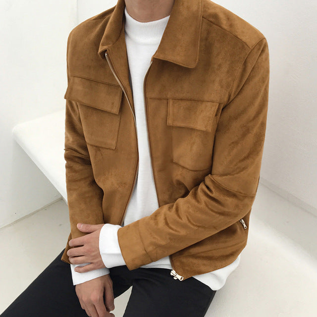 [Korean Style] Faux Casual Suede Jackets