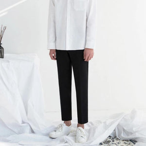 [Korean Style] Ivory / Black Best Fit Trousers